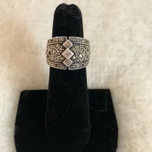 sterling silver/marcasite ring